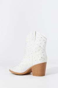 White Rhinestone Cowboy Boot sold by Urban Planet