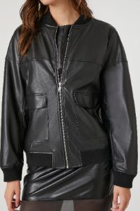 Blouson aviateur en similicuir sold by Urban Planet
