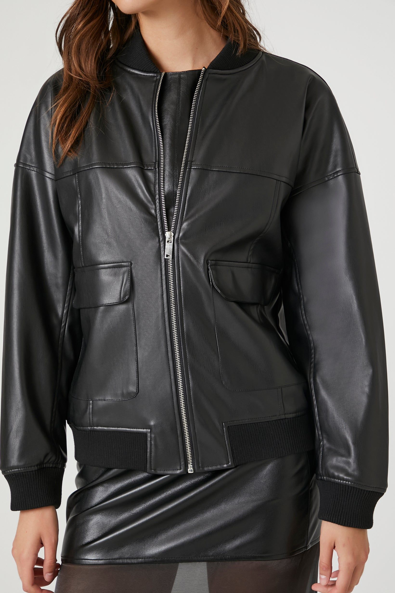 Blouson aviateur en similicuir sold by Urban Planet product image thumbnail 5
