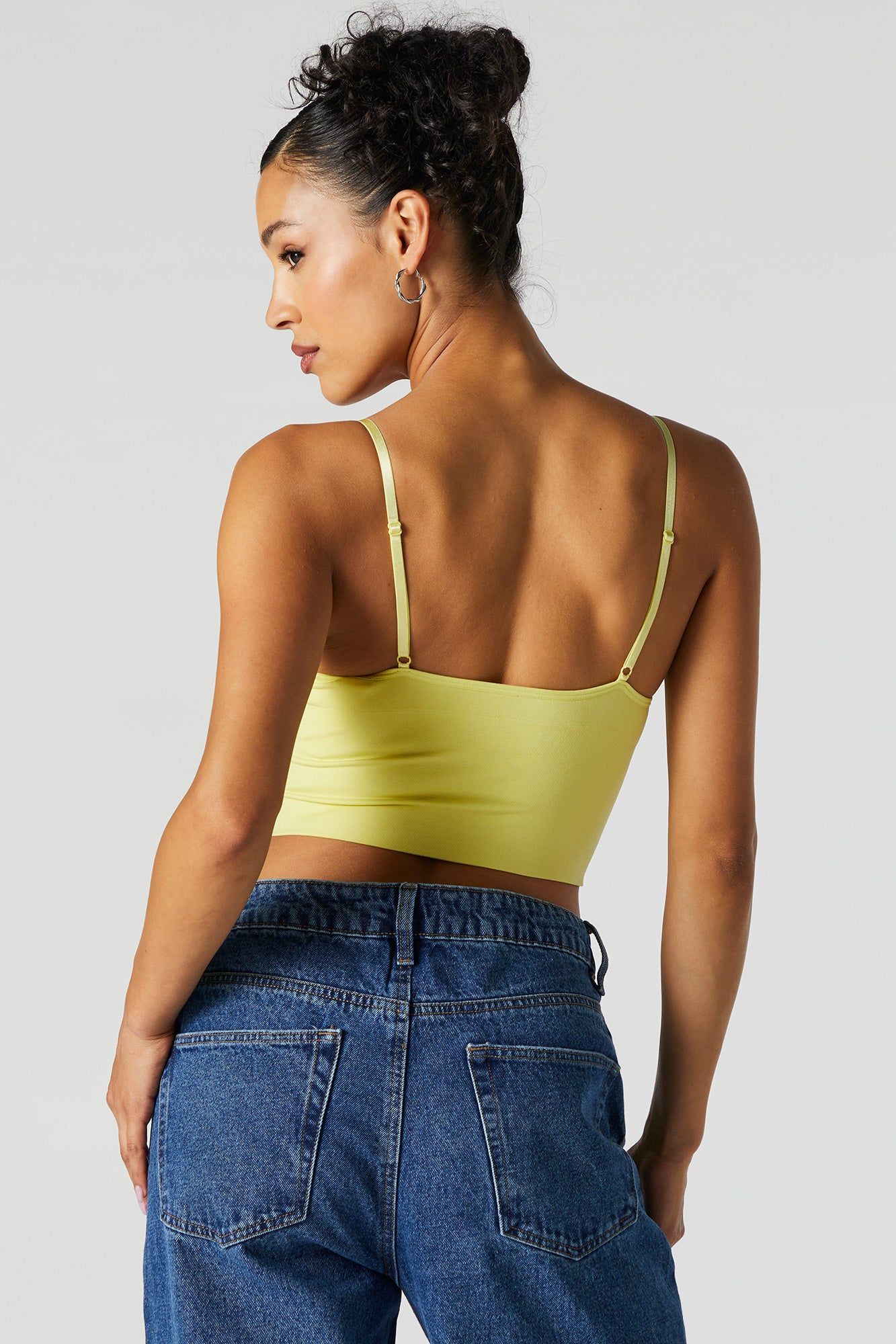 Seamless Padded V-Neck Tank sold by Urban Planet product image thumbnail 2