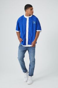 Denim Drawstring Jogger sold by Urban Planet