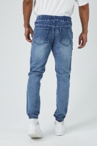 Denim Drawstring Jogger sold by Urban Planet