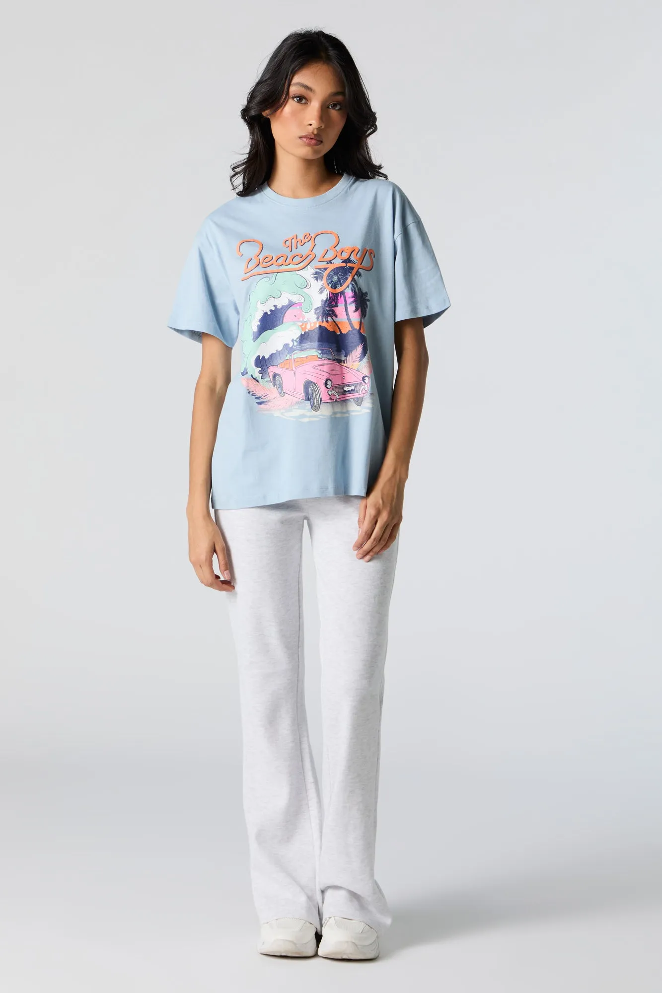 The Beach Boys Graphic Boyfriend T-Shirt sold by Urban Planet product image thumbnail 2