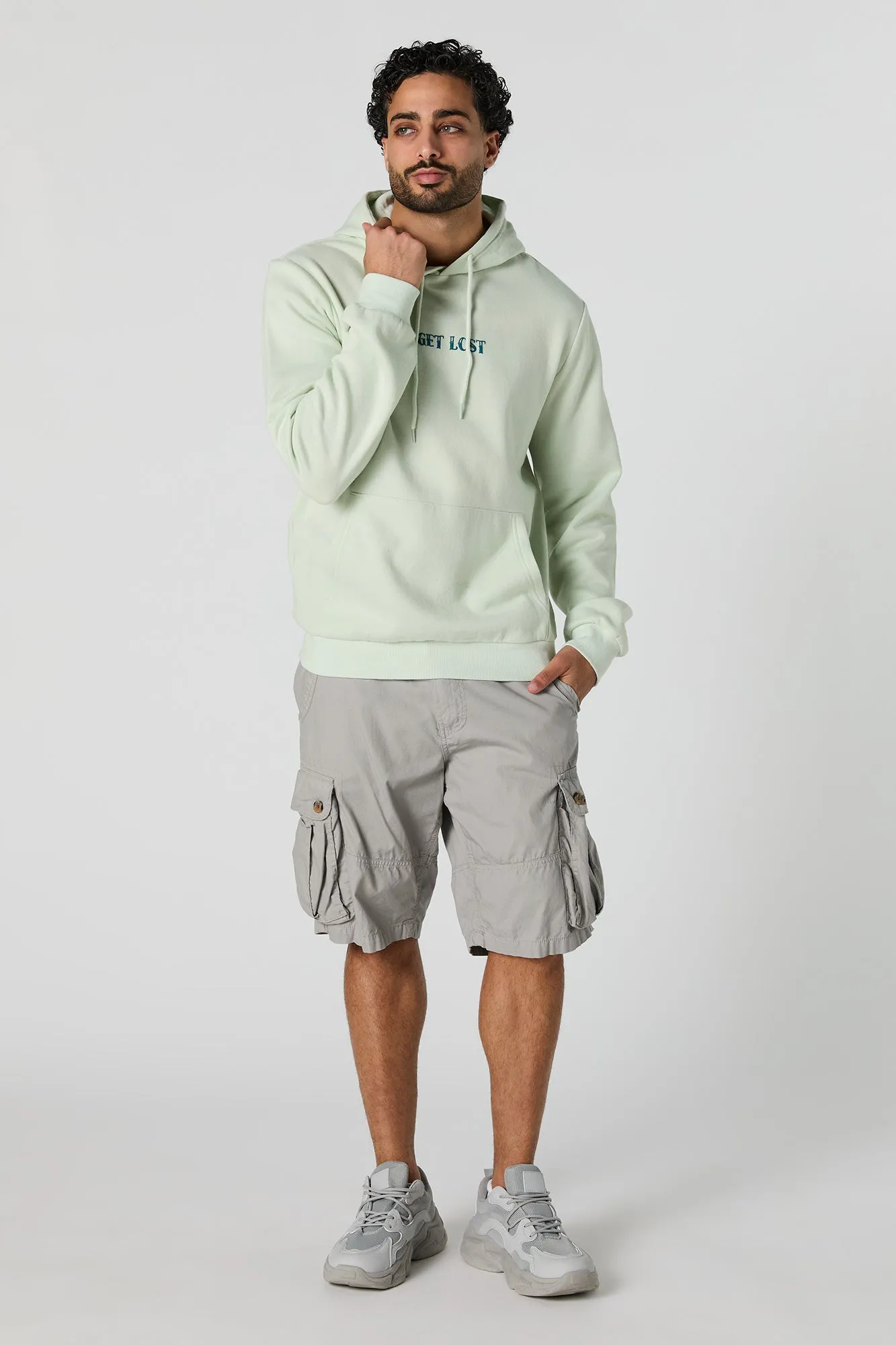 Get Lost Graphic Fleece Hoodie sold by Urban Planet product image thumbnail 3