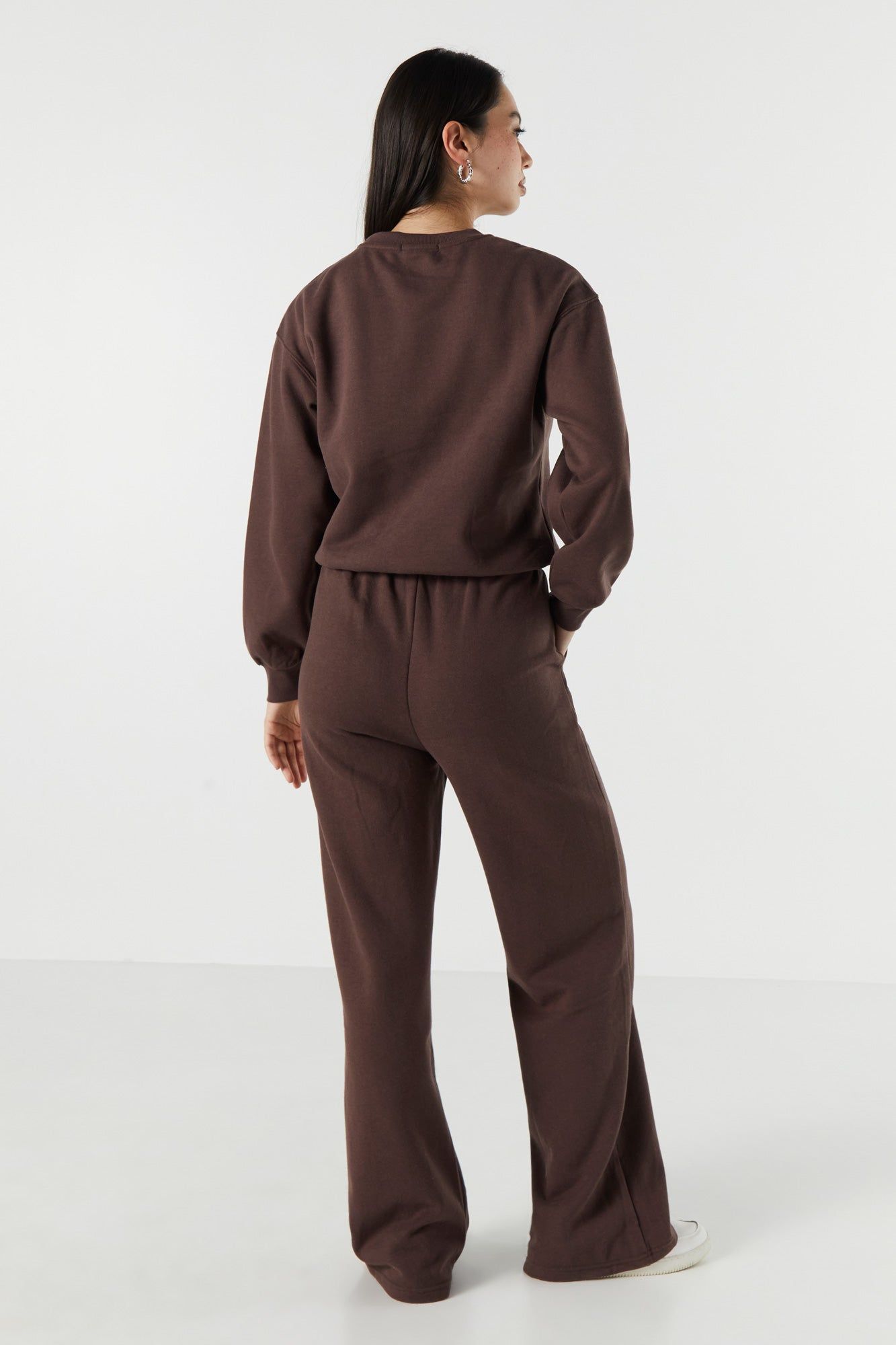 Pantalon à jambe large en molleton sold by Urban Planet product image thumbnail 11