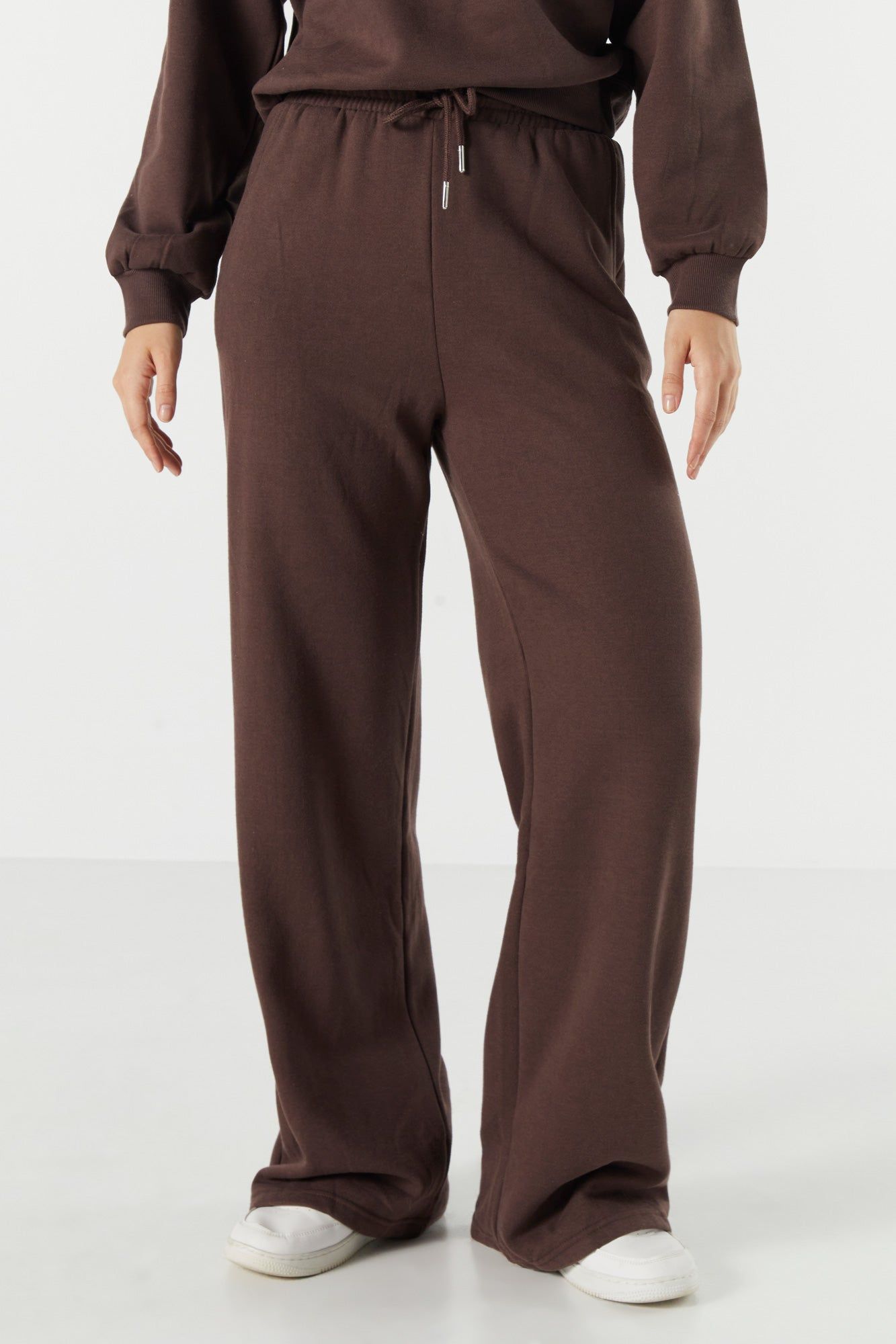 Pantalon à jambe large en molleton sold by Urban Planet product image thumbnail 10