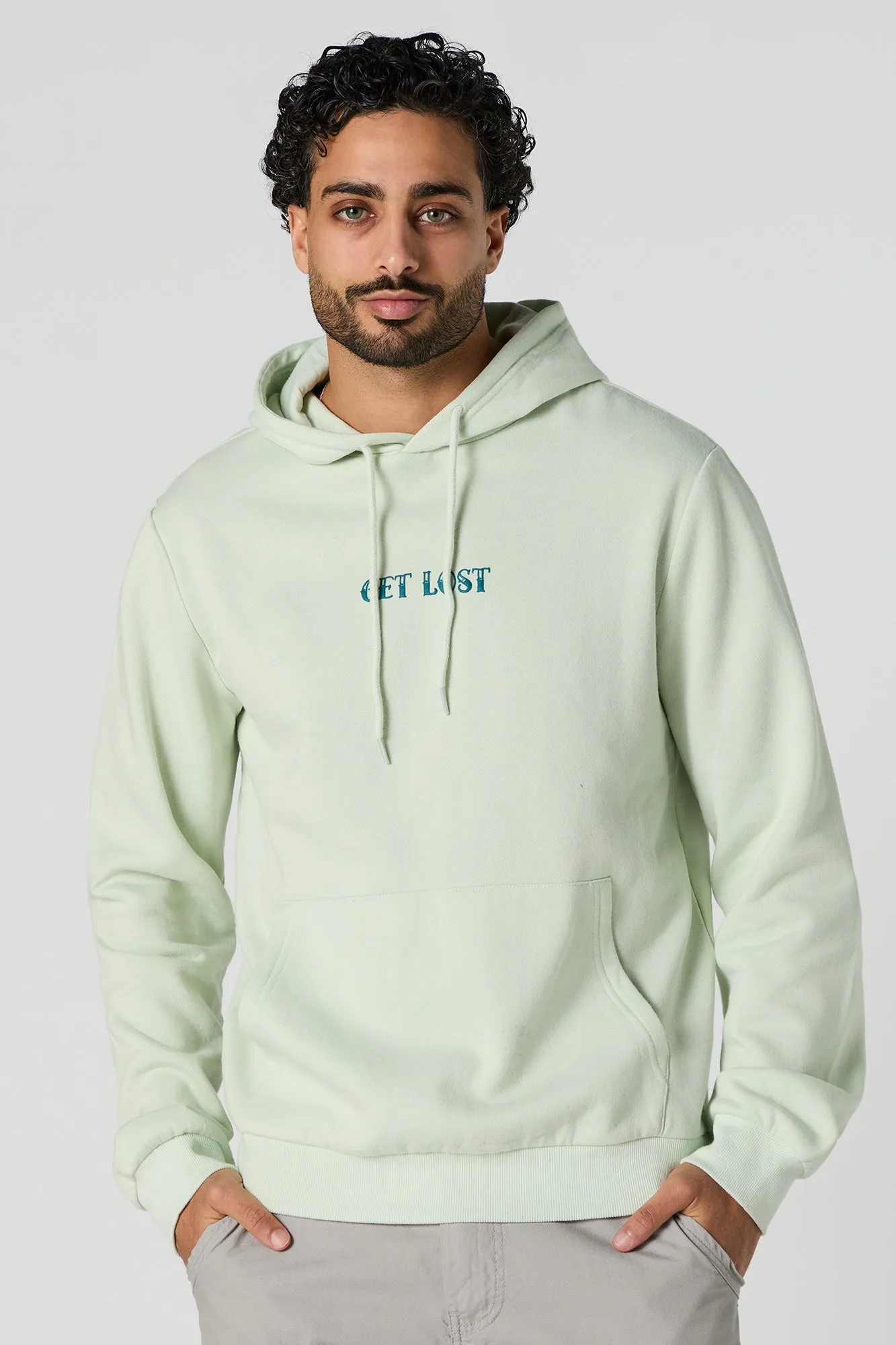 Get Lost Graphic Fleece Hoodie sold by Urban Planet