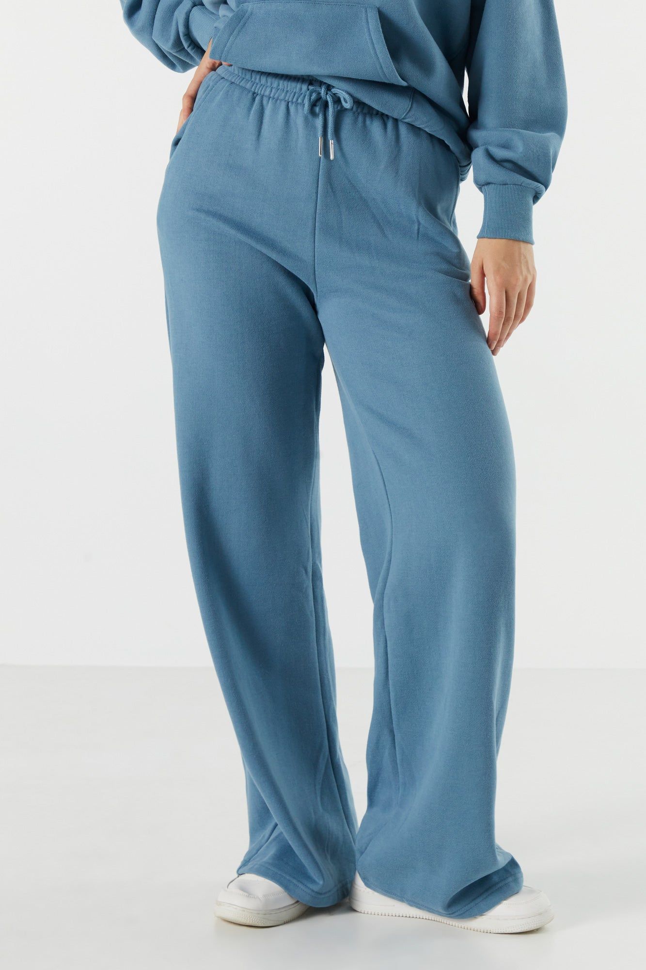 Pantalon à jambe large en molleton sold by Urban Planet product image thumbnail 13