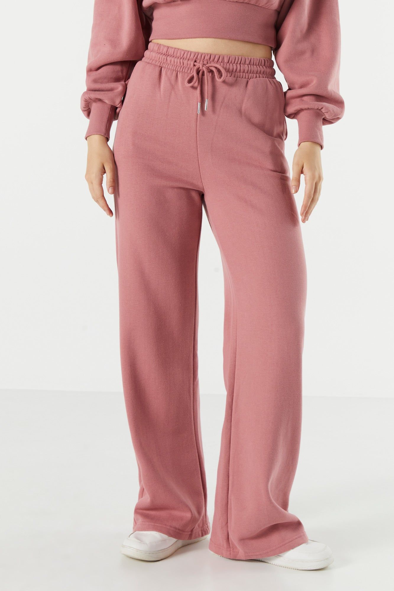 Pantalon à jambe large en molleton sold by Urban Planet product image thumbnail 19