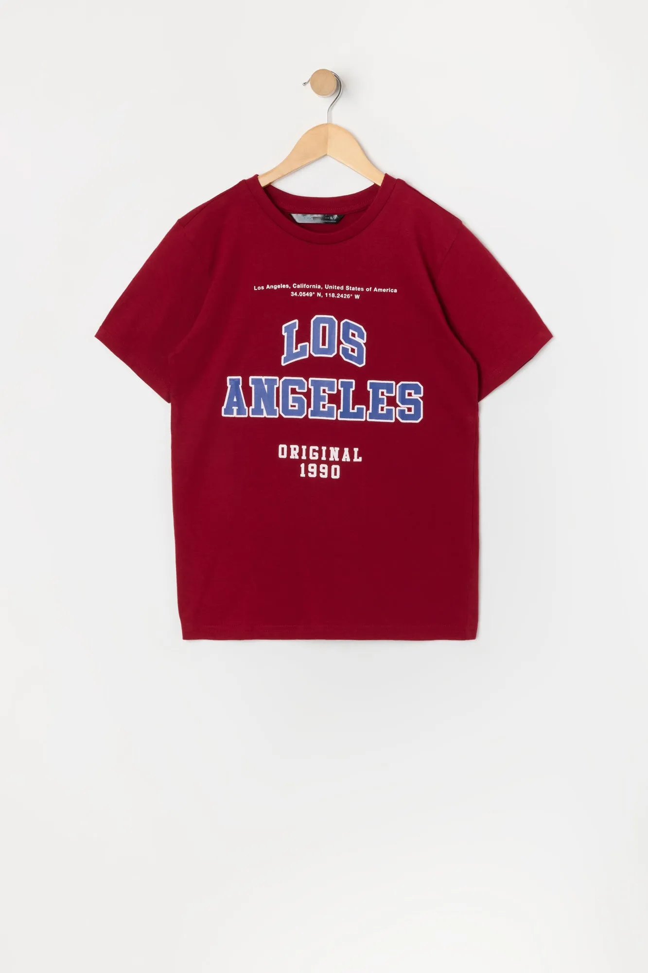 T-shirt à imprimé LA 1990 pour garçon sold by Urban Planet