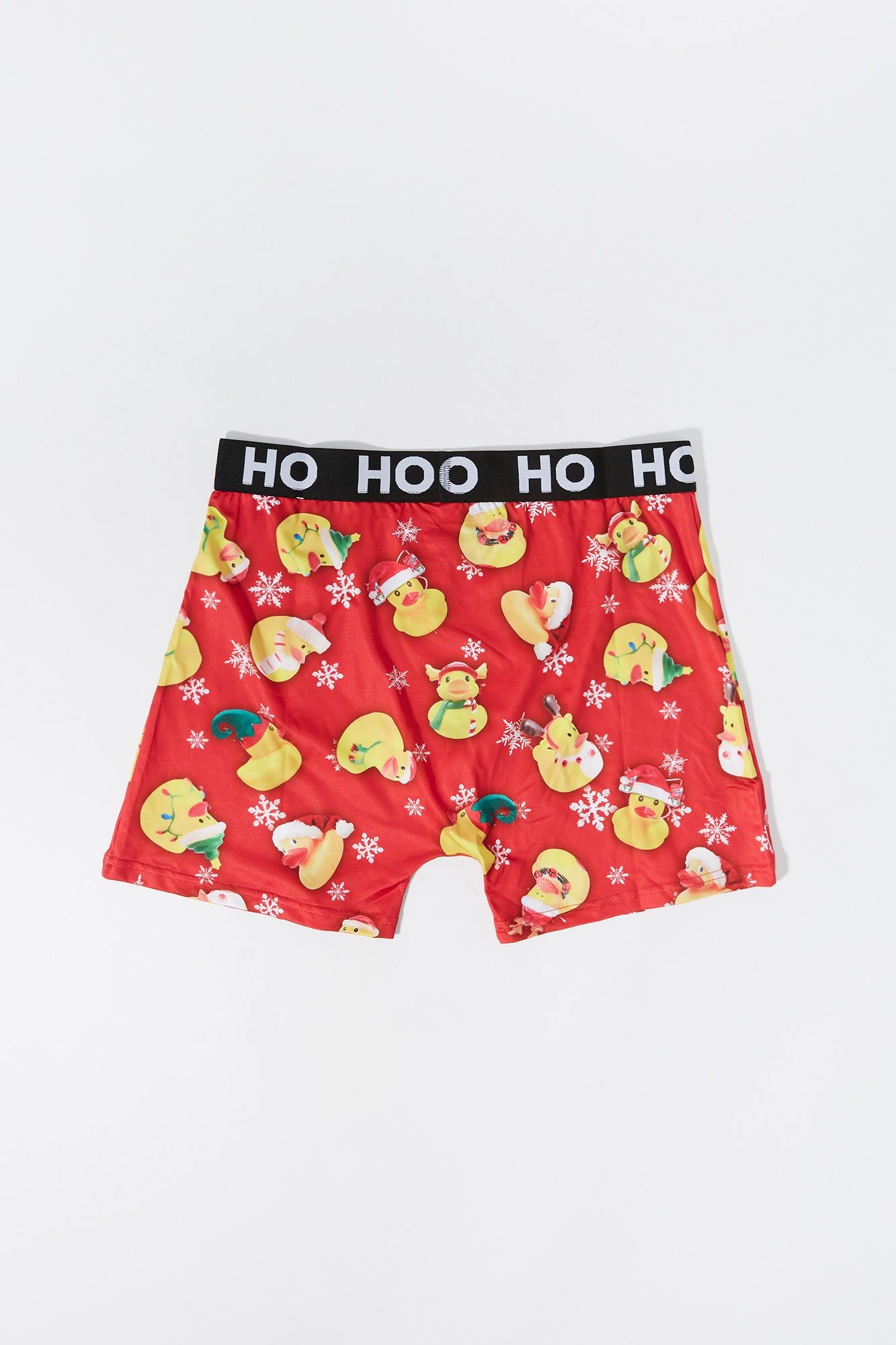 Boxeur à imprimé de Noël Canard en caoutchouc sold by Urban Planet product image thumbnail 2