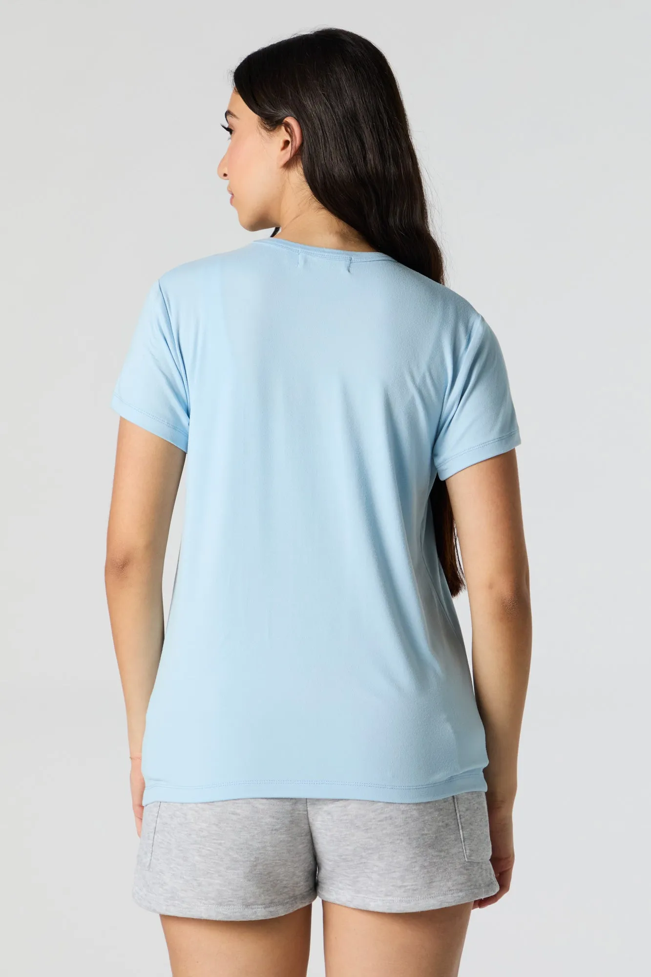 Let Me Sleep Graphic Pajama T-Shirt sold by Urban Planet product image thumbnail 2