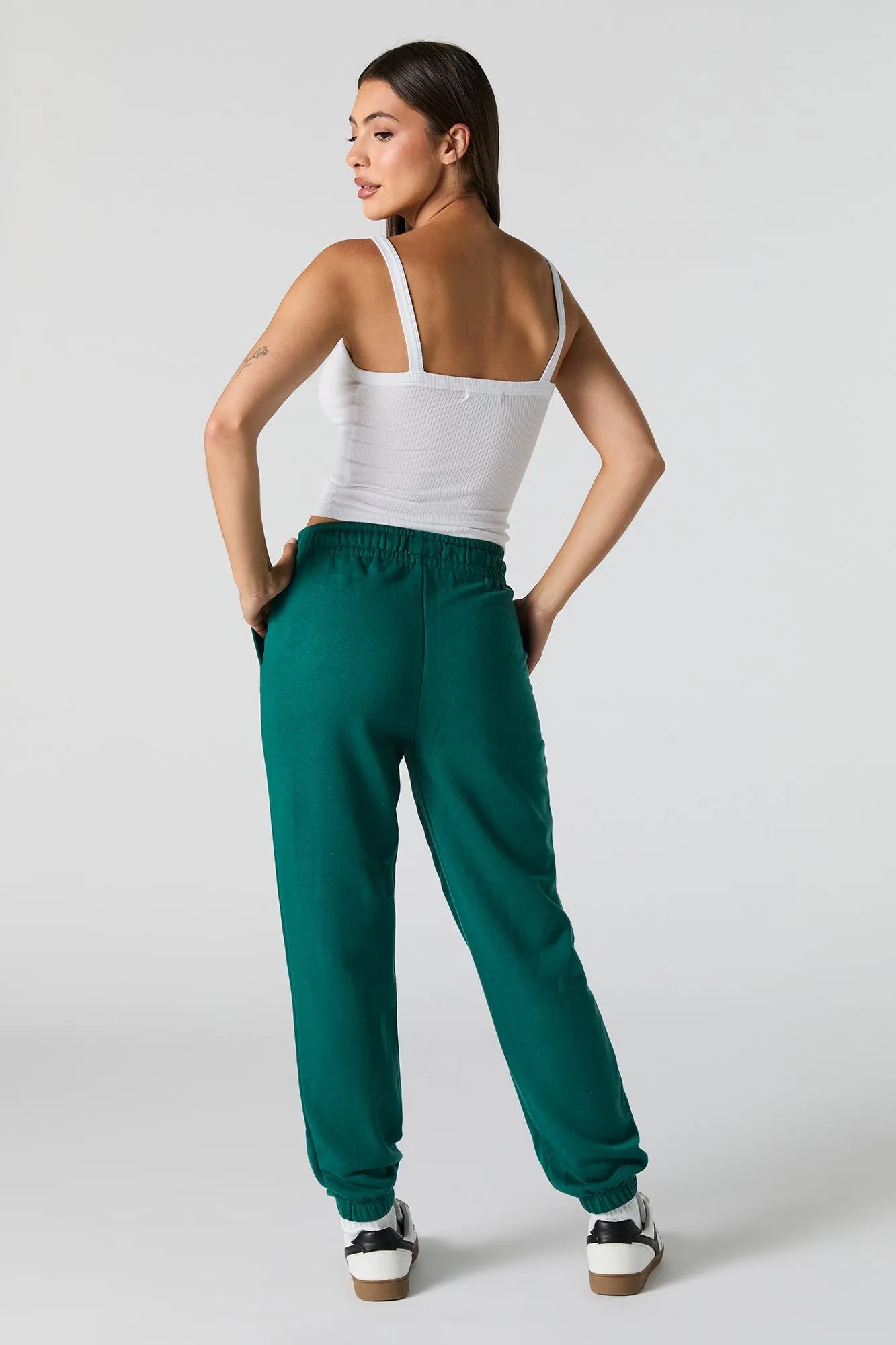 Jogger en molleton uni à taille haute sold by Urban Planet product image thumbnail 3