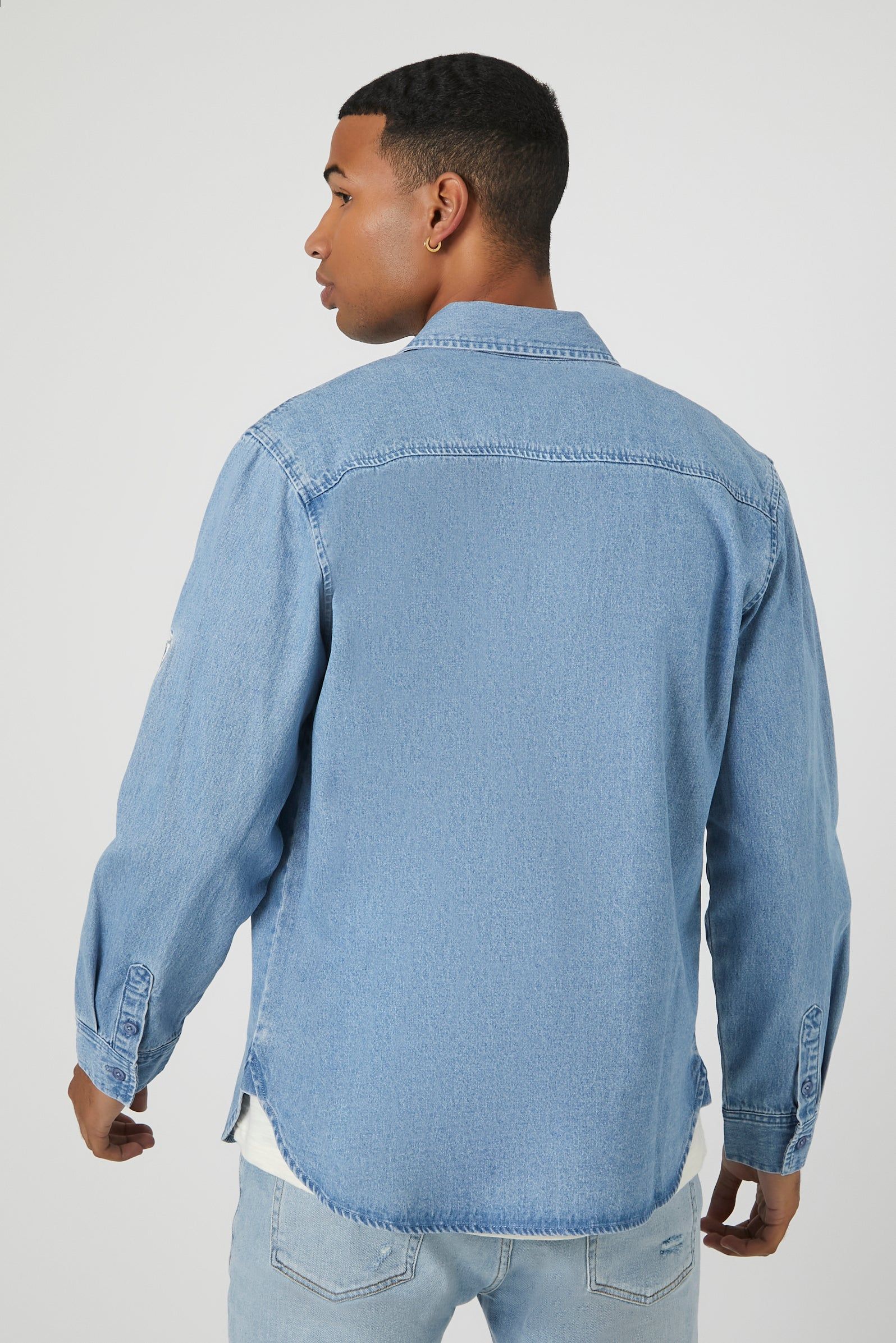 Haut en denim avec motif brodé Winter Sports sold by Urban Planet product image thumbnail 2