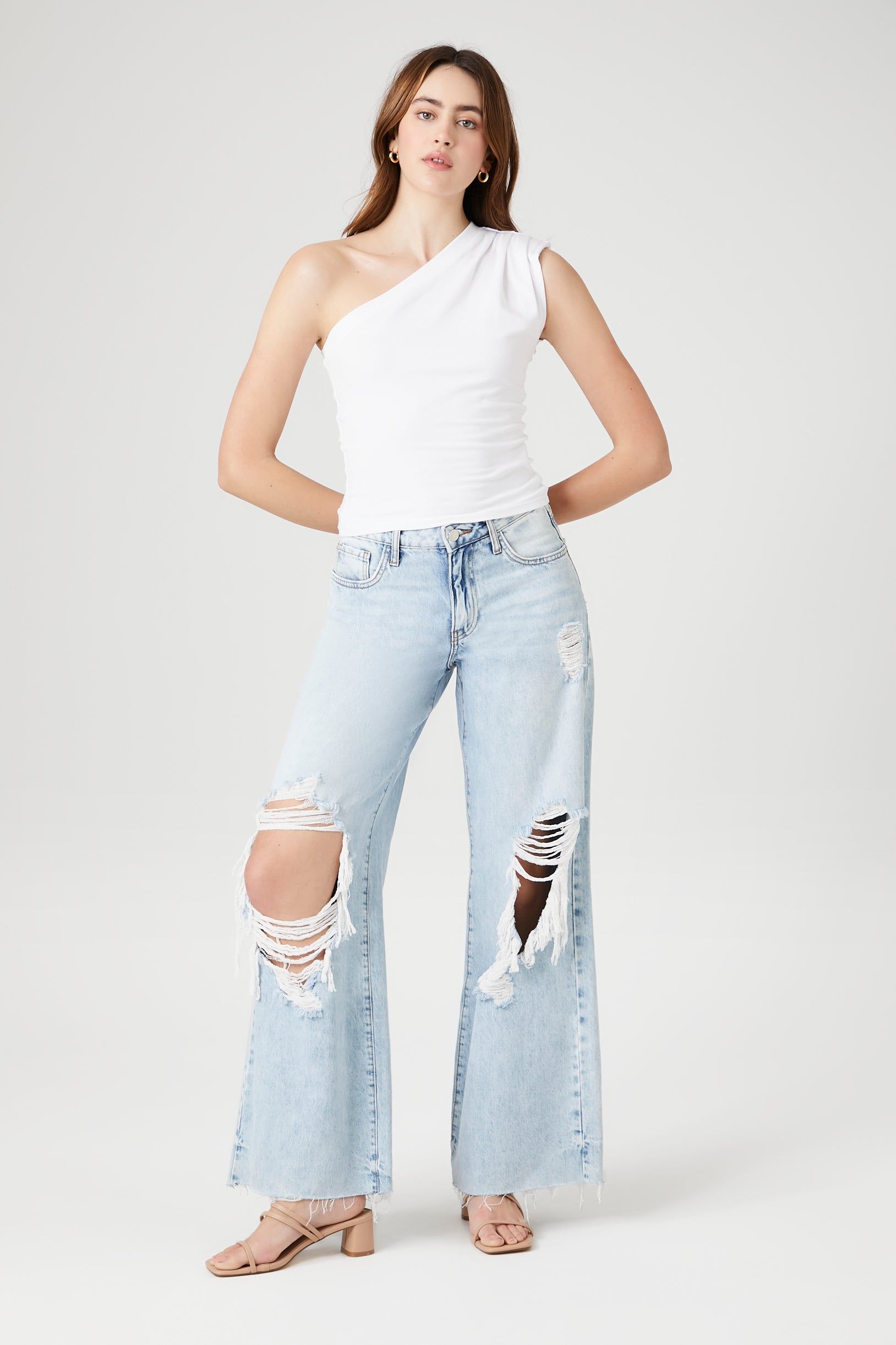 Haut ruché à épaule unique sold by Urban Planet product image thumbnail 10