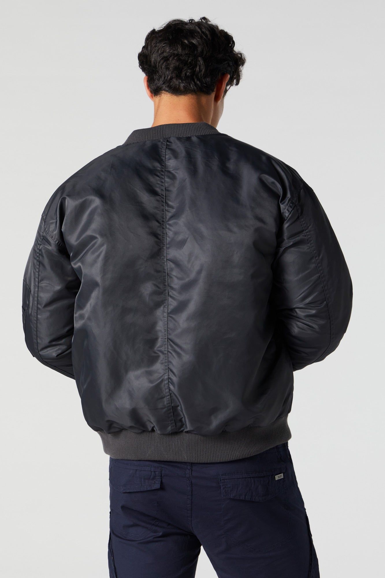 Nylon Hooded Bomber Jacket sold by Urban Planet product image thumbnail 16