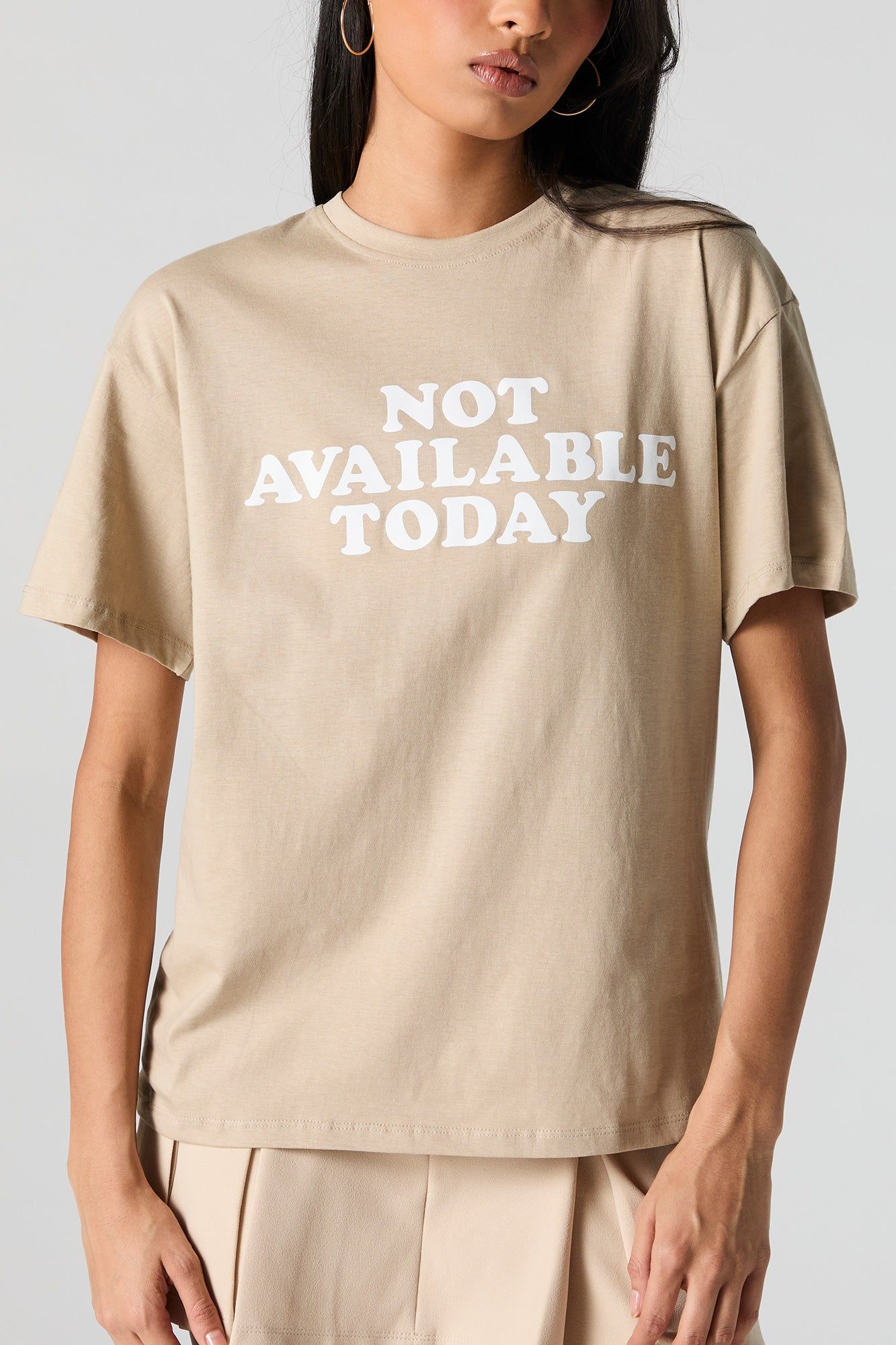 Not Available Today Graphic Boyfriend T-Shirt sold by Urban Planet