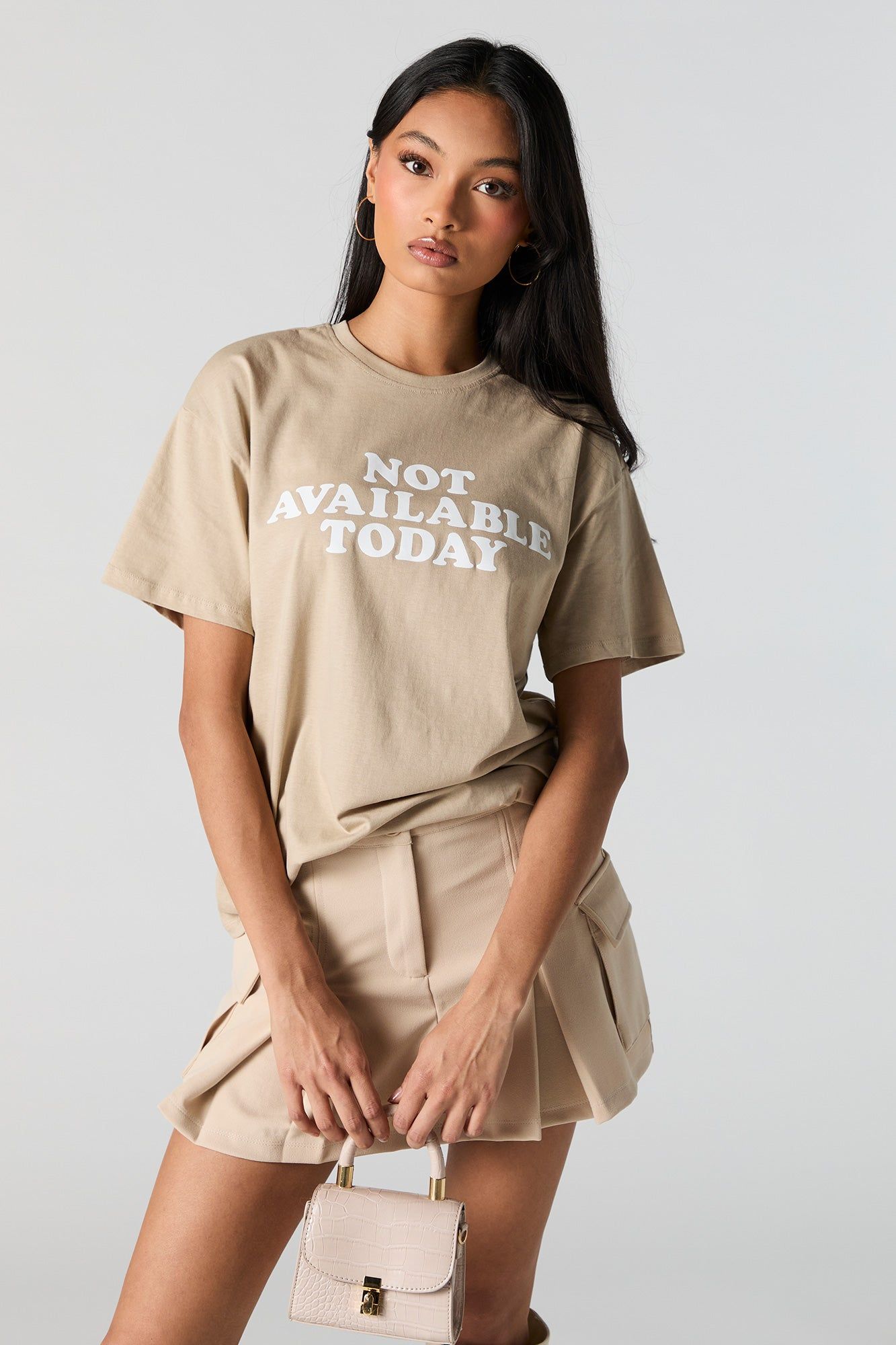Not Available Today Graphic Boyfriend T-Shirt sold by Urban Planet product image thumbnail 2