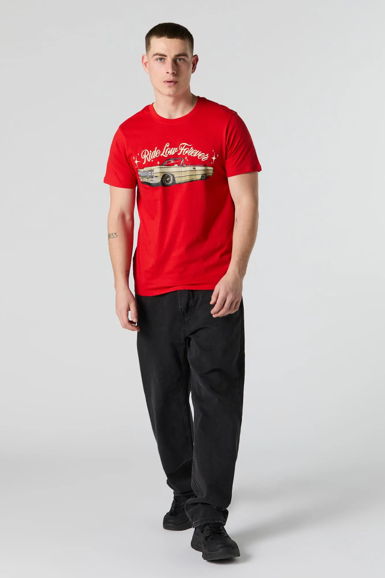 Ride Low Forever Graphic T-Shirt sold by Urban Planet product image thumbnail 2