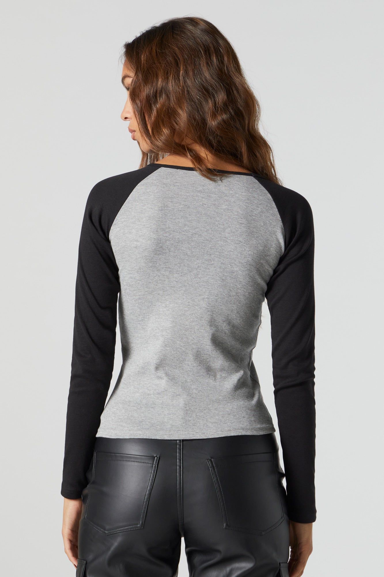 Heart Graphic Raglan Long Sleeve Top sold by Urban Planet product image thumbnail 3