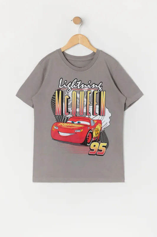 T-shirt à imprimé Lightning McQueen pour garçons sold by Urban Planet
