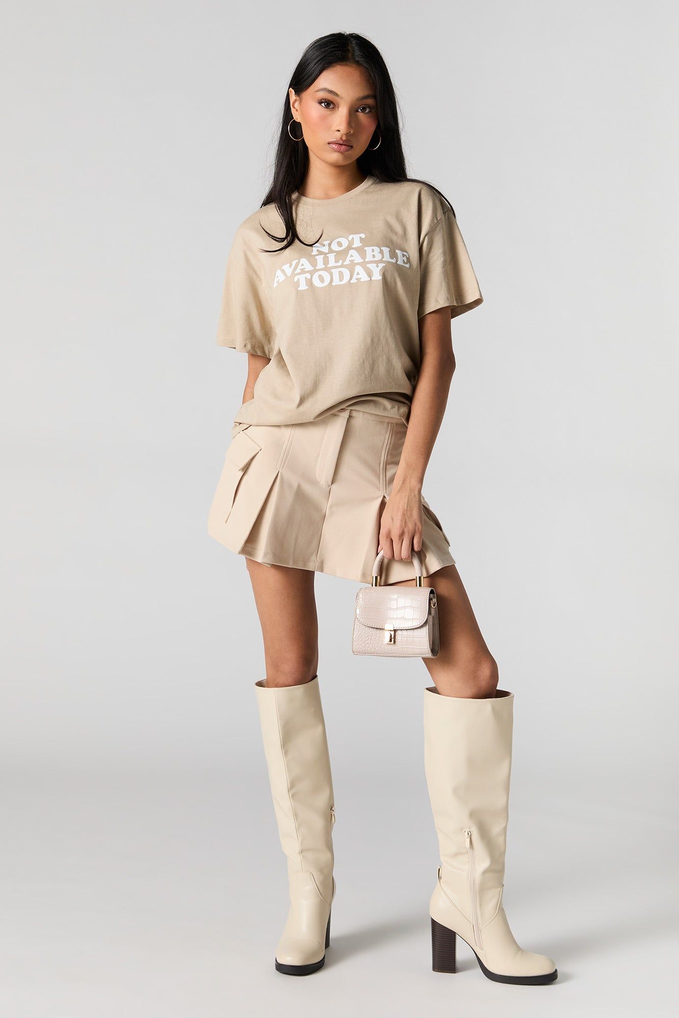 Not Available Today Graphic Boyfriend T-Shirt sold by Urban Planet product image thumbnail 3