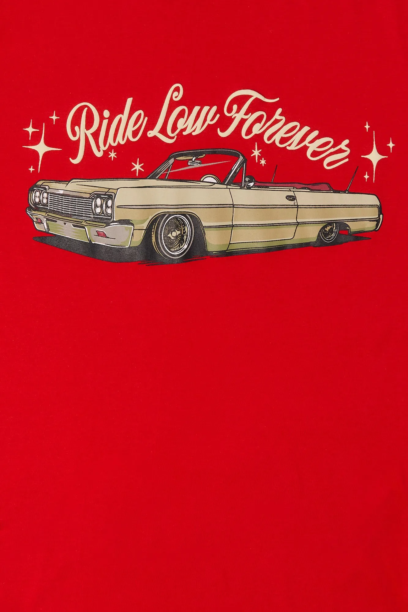 Ride Low Forever Graphic T-Shirt sold by Urban Planet product image thumbnail 4