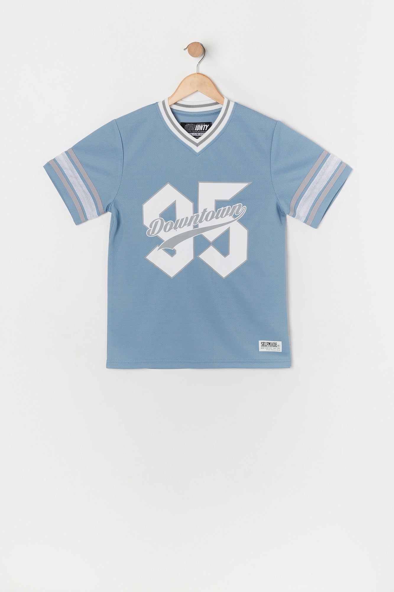 Boys Downtown Graphic Football Jersey sold by Urban Planet