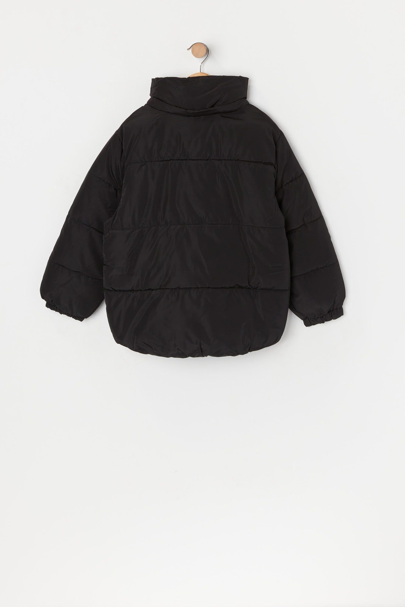 Girls Hooded Puffer Jacket sold by Urban Planet product image thumbnail 4