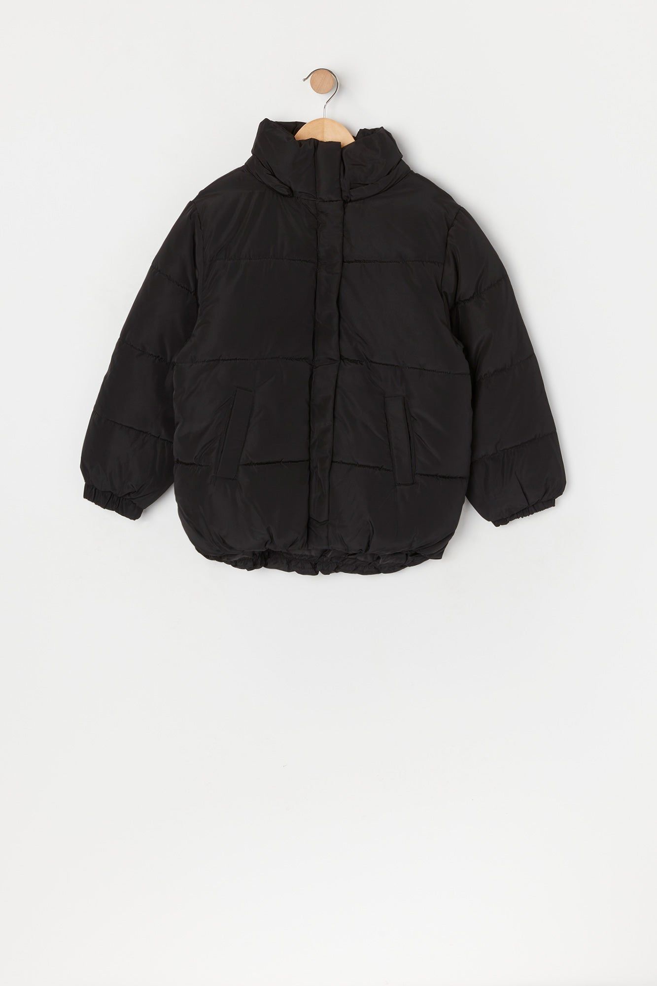 Girls Hooded Puffer Jacket sold by Urban Planet product image thumbnail 3