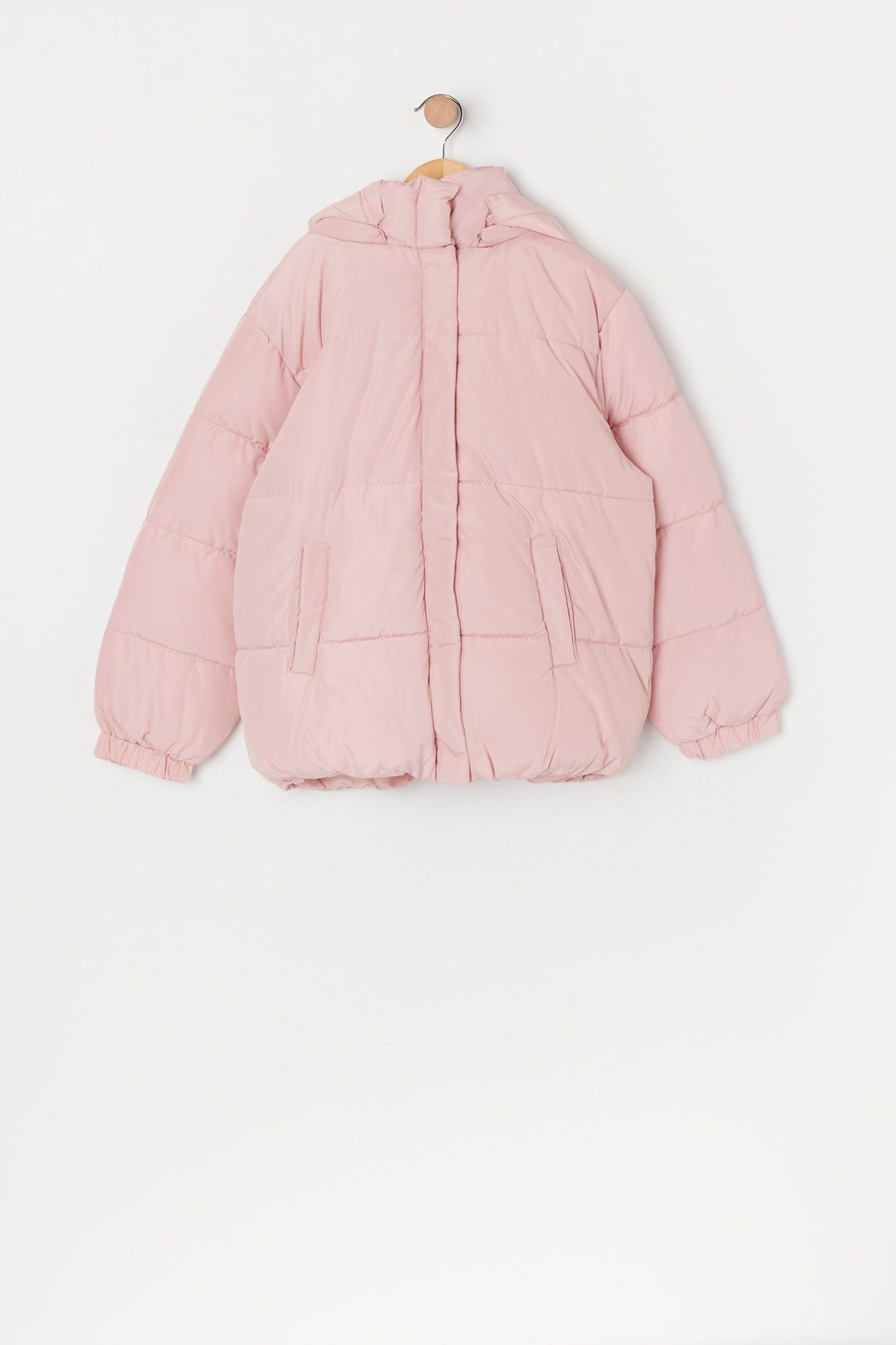 Girls Hooded Puffer Jacket sold by Urban Planet product image thumbnail 13