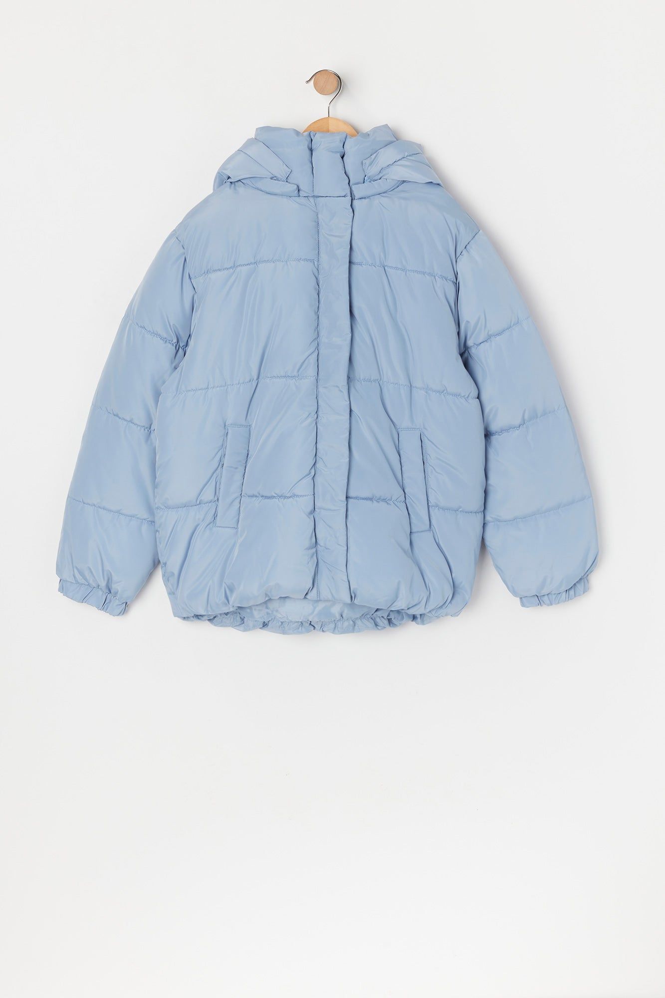 Girls Hooded Puffer Jacket sold by Urban Planet product image thumbnail 9