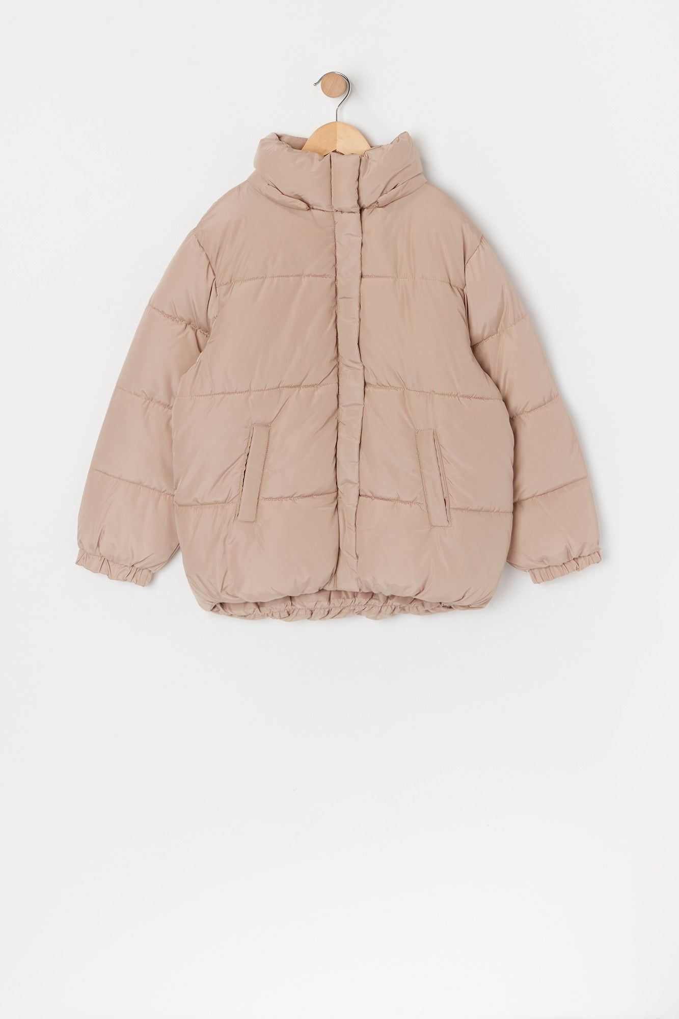 Girls Hooded Puffer Jacket sold by Urban Planet product image thumbnail 7