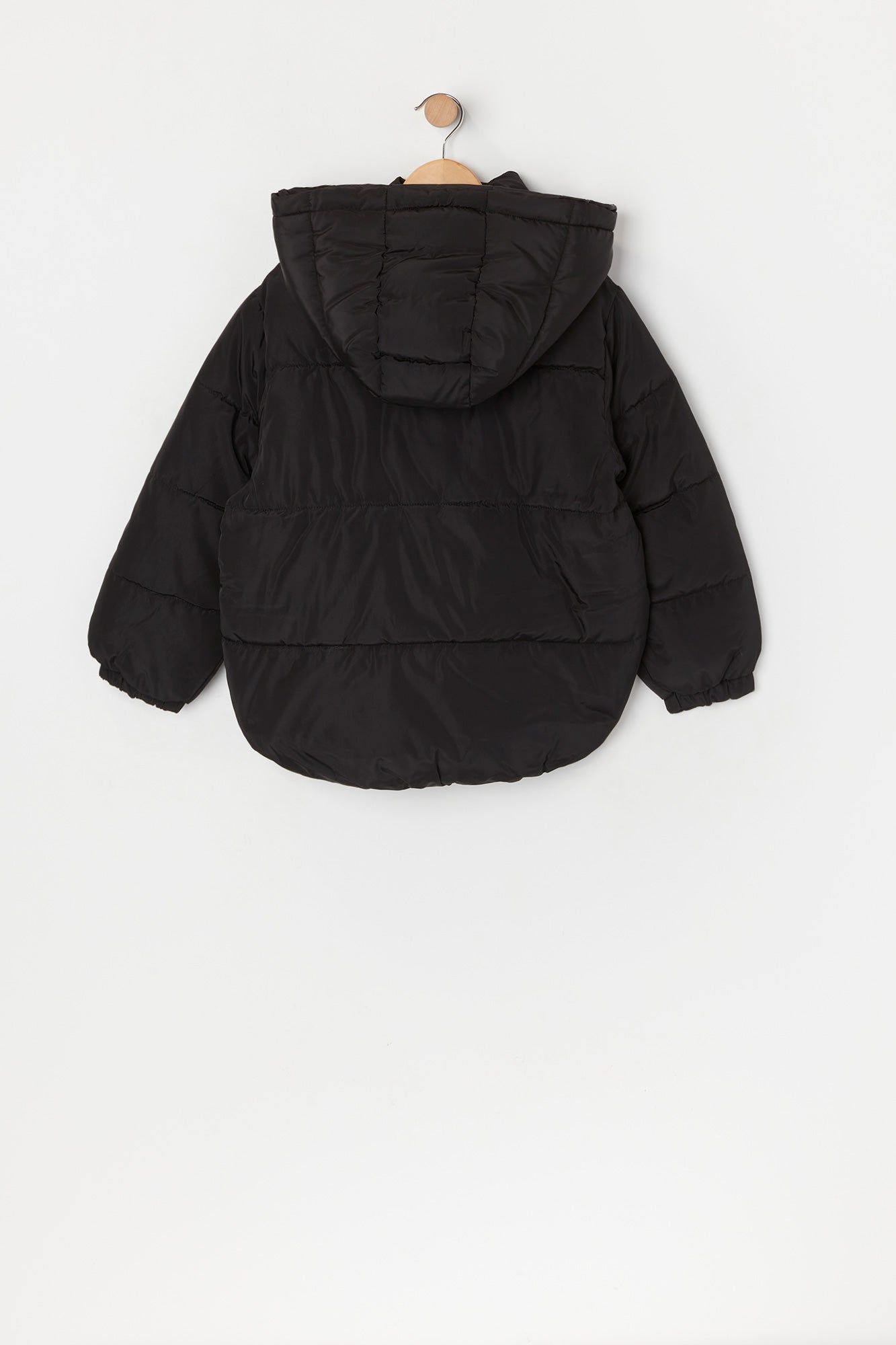 Girls Hooded Puffer Jacket sold by Urban Planet product image thumbnail 2