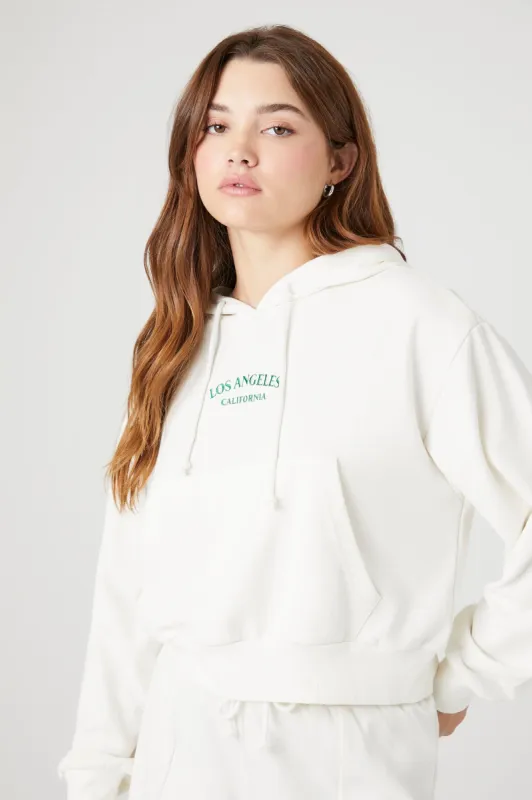 Los Angeles Embroidered Fleece Hoodie sold by Urban Planet
