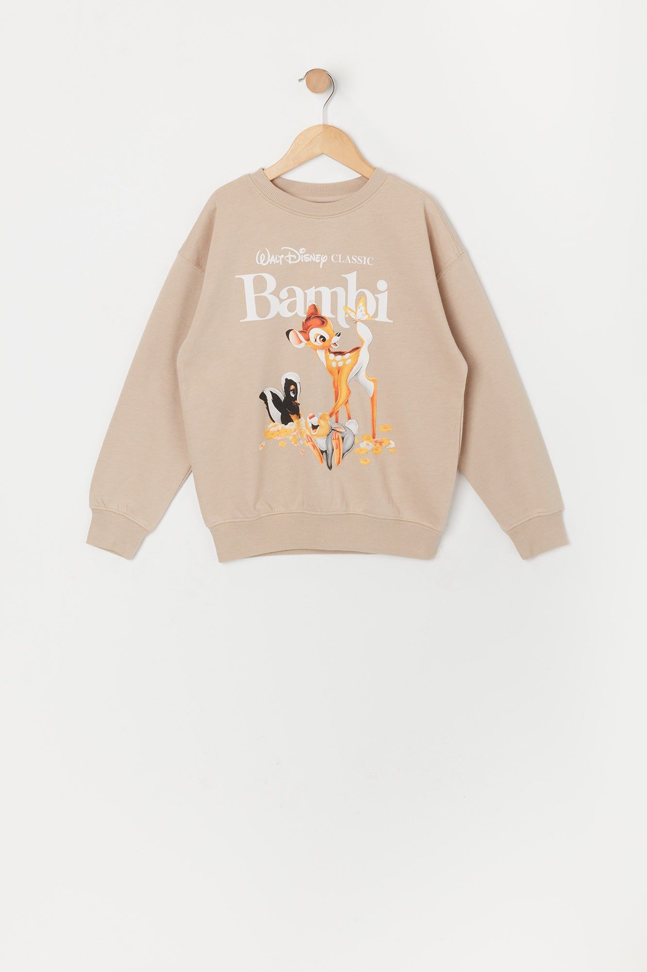 Girls Bambi Graphic Fleece Sweatshirt sold by Urban Planet