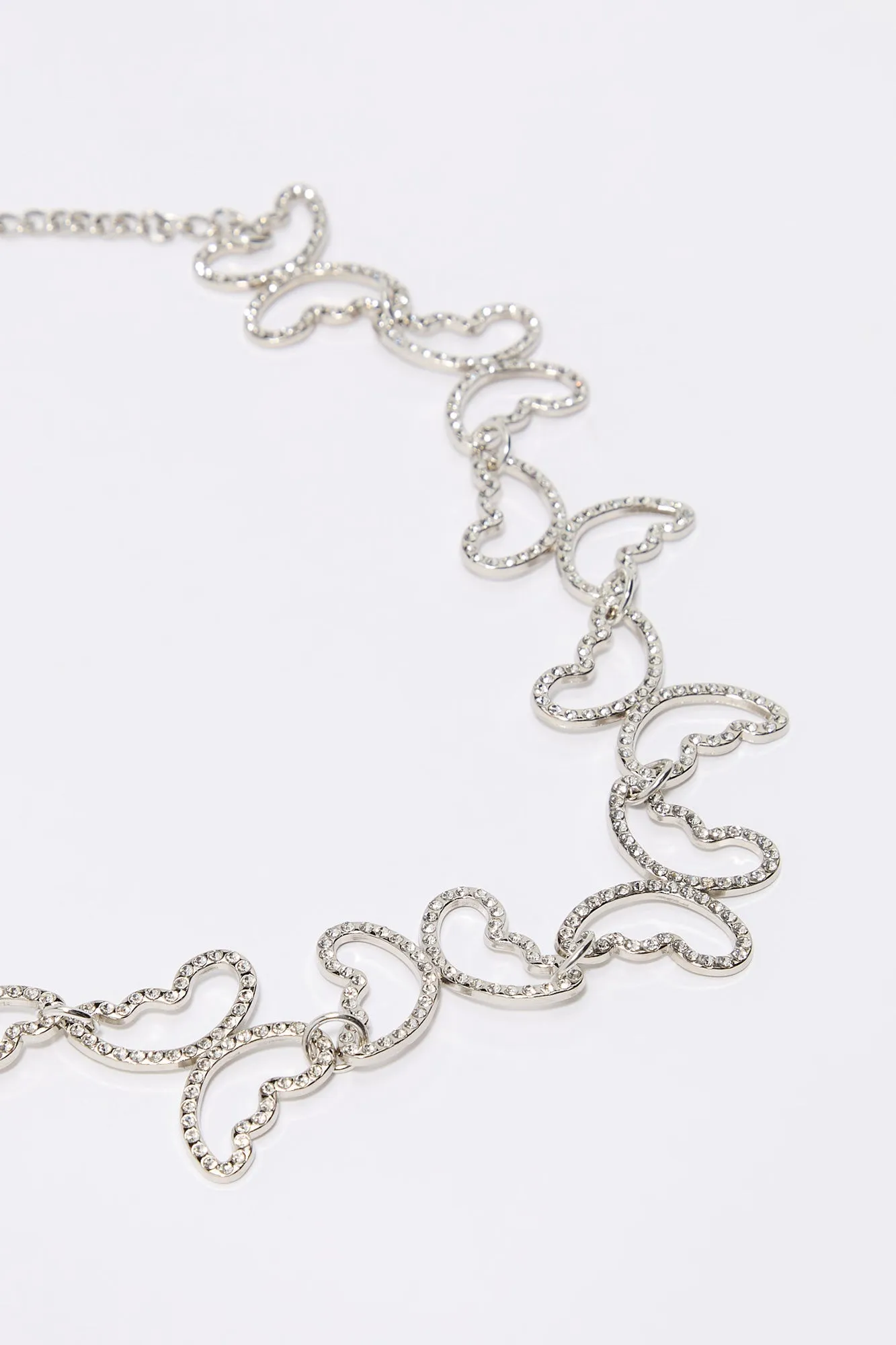 Rhinestone Butterfly Chain Belt sold by Urban Planet product image thumbnail 2