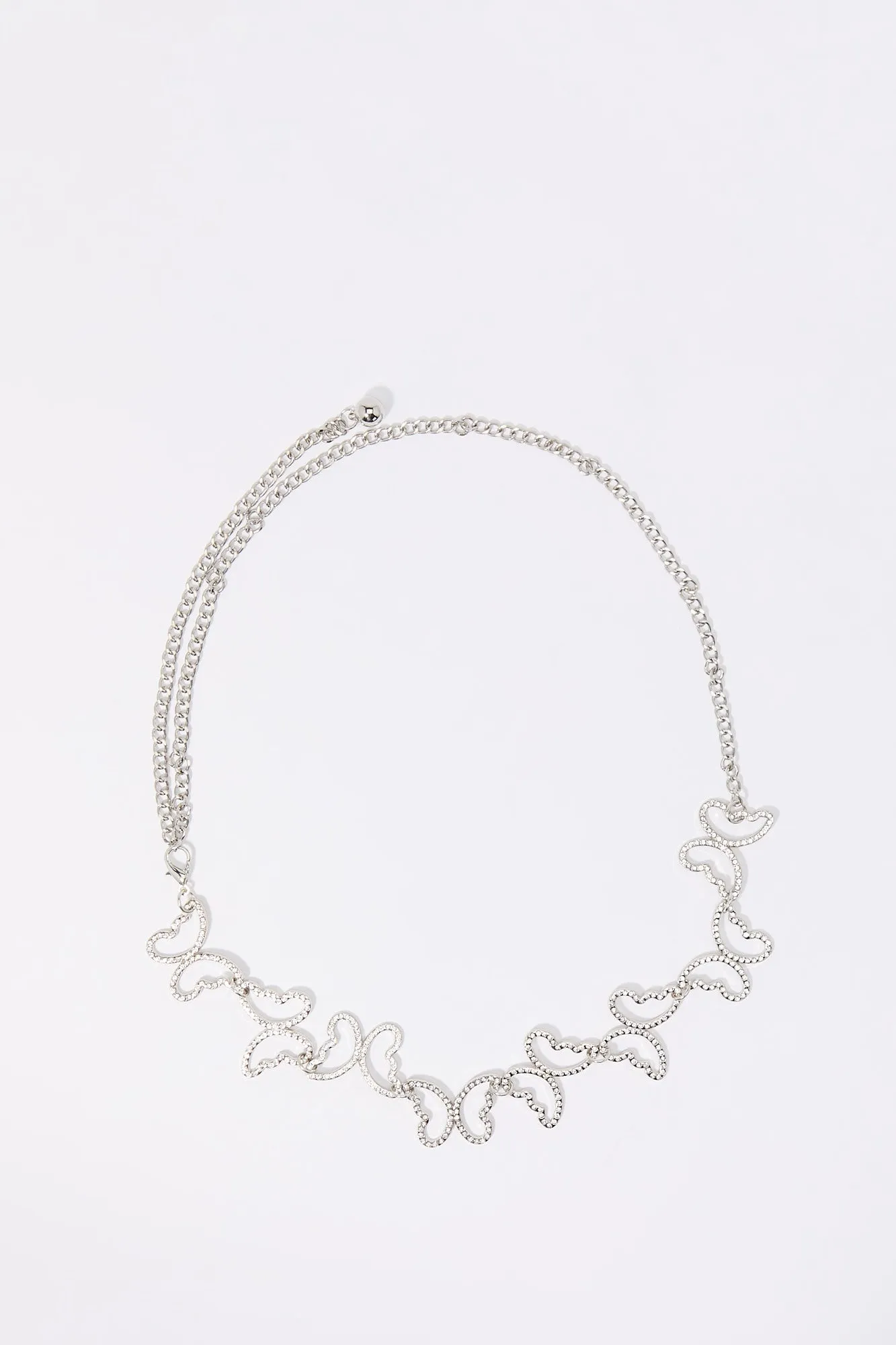 Rhinestone Butterfly Chain Belt sold by Urban Planet