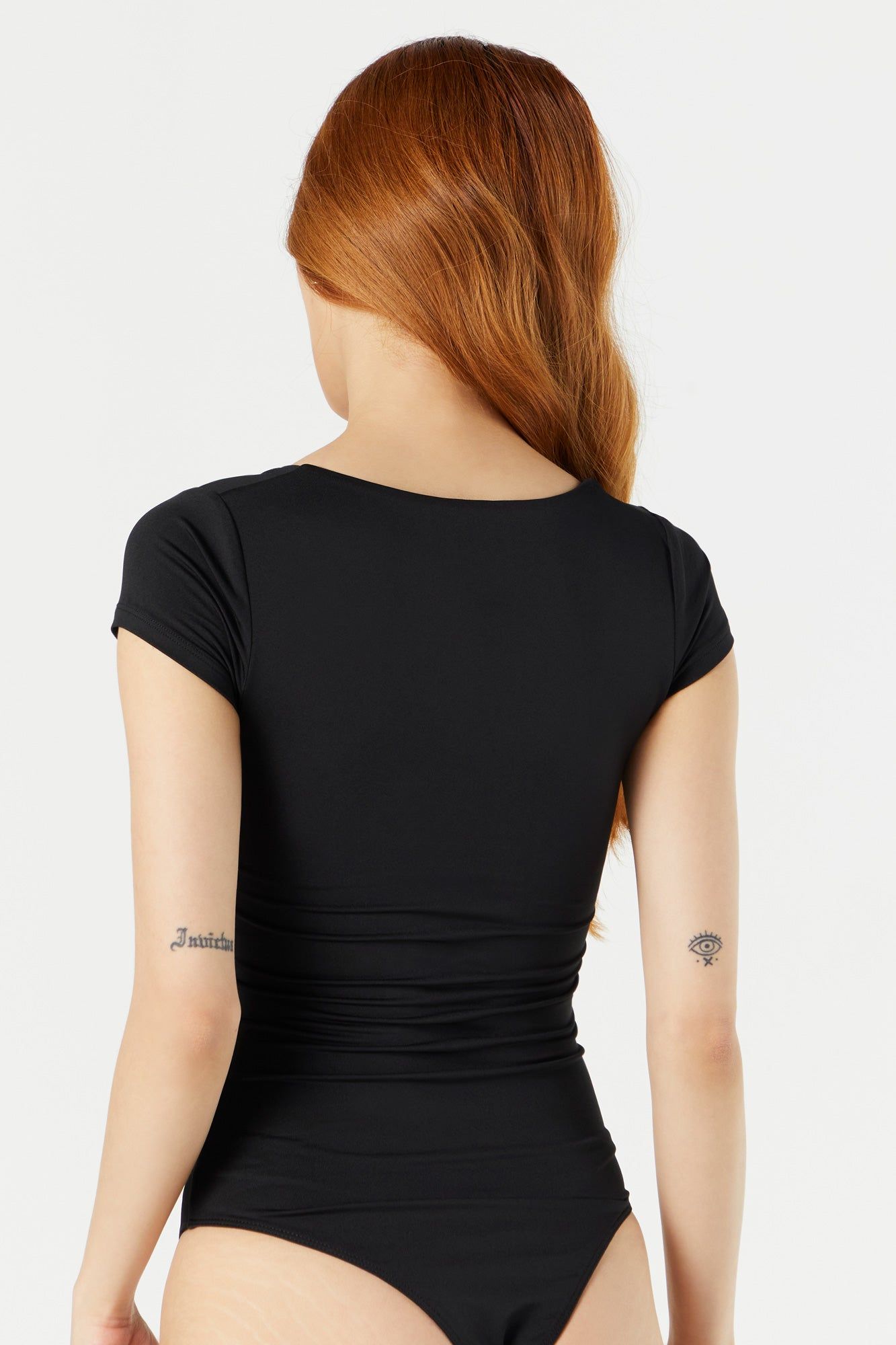 Maillot profilé à manches courtes avec encolure carrée sold by Urban Planet product image thumbnail 4