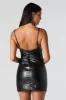 Faux Leather Square Neck Mini Dress sold by Urban Planet