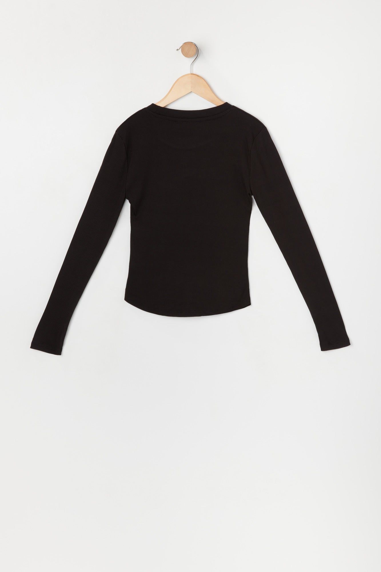 Girls Soft Ribbed Long Sleeve Top (2 Pack) sold by Urban Planet product image thumbnail 2