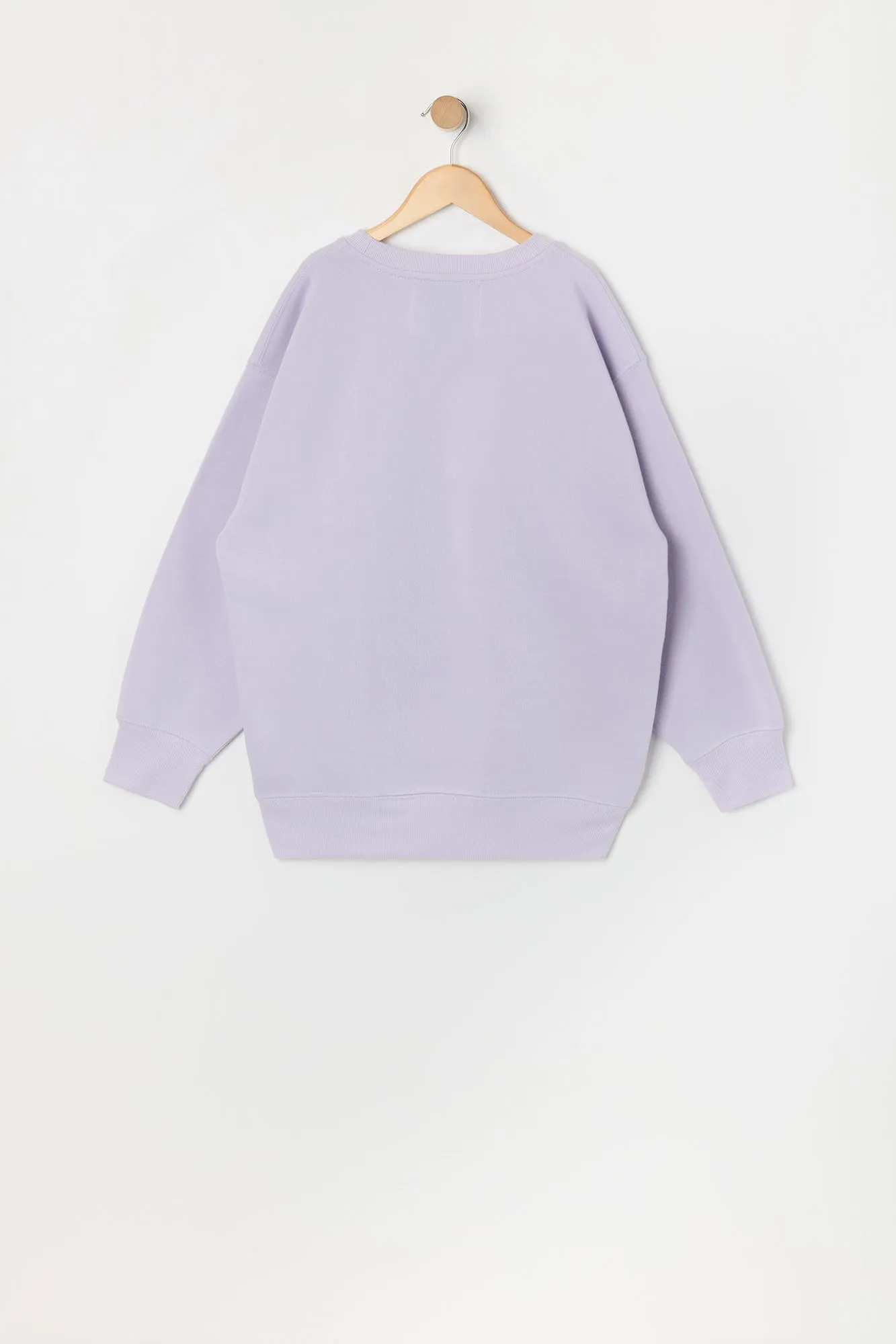 Girls Oversized California Chenille Embroidered Fleece Sweatshirt sold by Urban Planet product image thumbnail 2