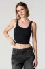 Camisole-corset côtelée à col rond sold by Urban Planet