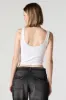 Camisole-corset côtelée à col rond sold by Urban Planet