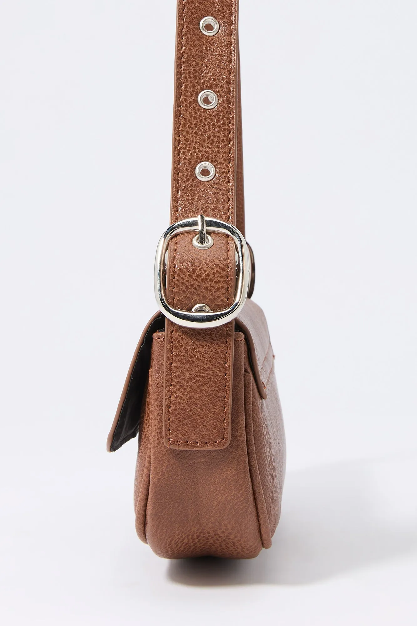 Faux Leather Shoulder Bag sold by Urban Planet product image thumbnail 4