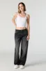 Camisole-corset côtelée à col rond sold by Urban Planet