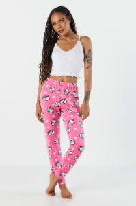 Jogger de pyjama en velours avec motif de panda sold by Urban Planet