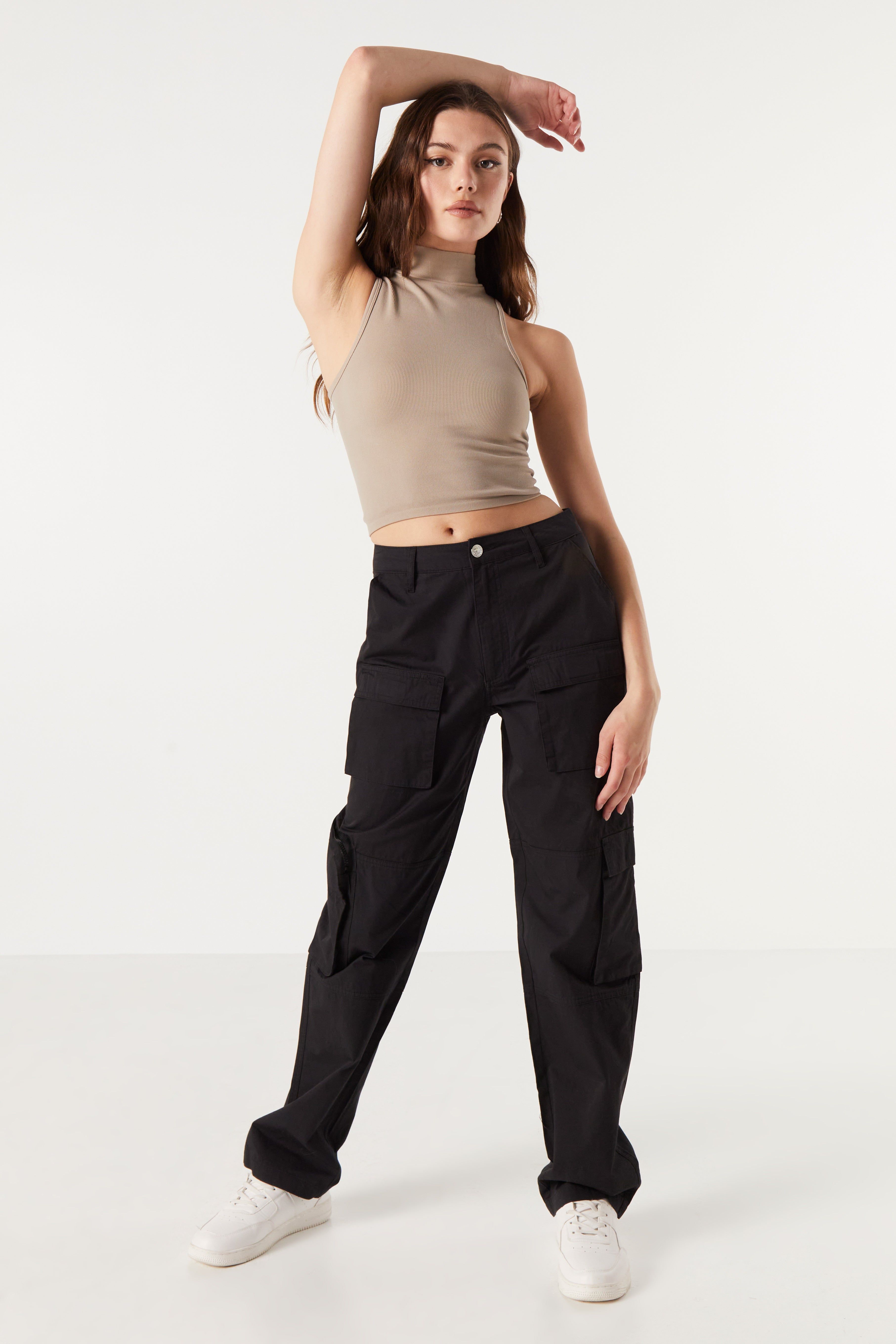 Ribbed Mock Neck Tank sold by Urban Planet product image thumbnail 9