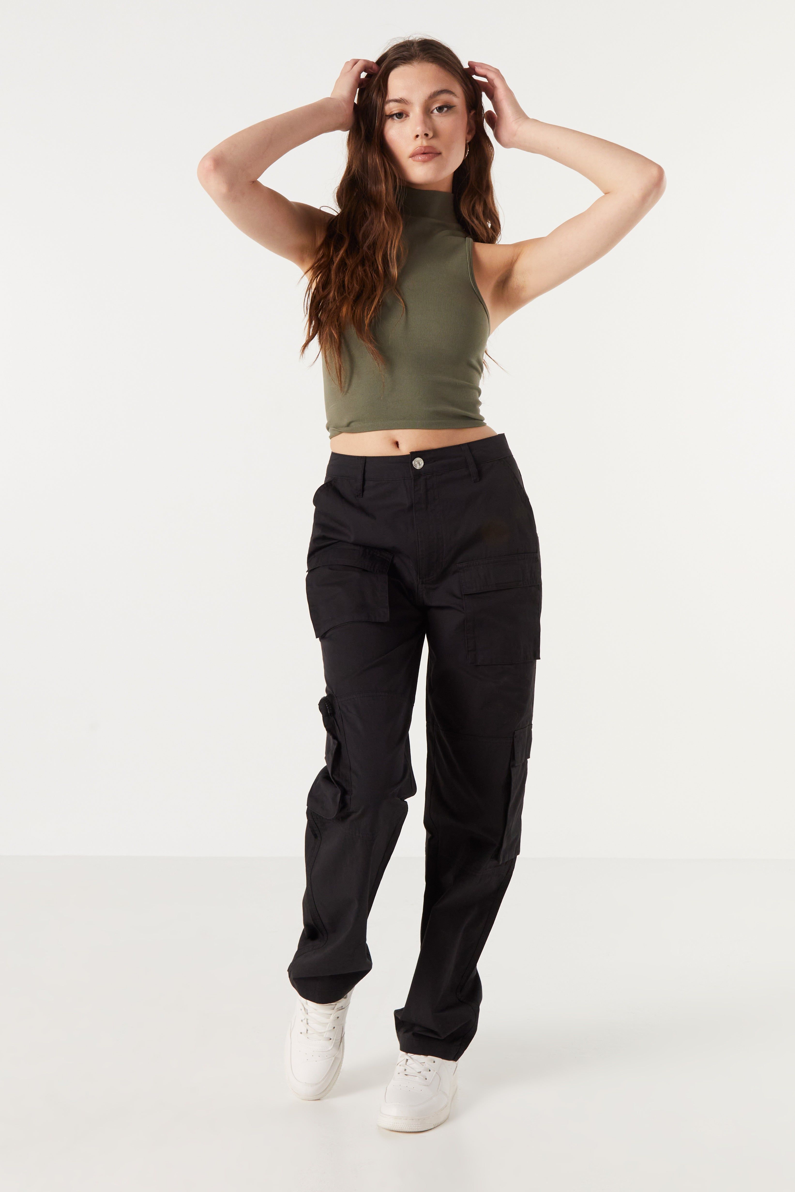 Ribbed Mock Neck Tank sold by Urban Planet product image thumbnail 15