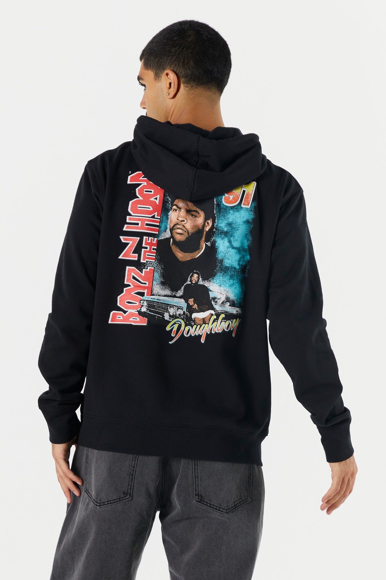 Haut à capuchon avec imprimé Boys N The Hood sold by Urban Planet product image thumbnail 2